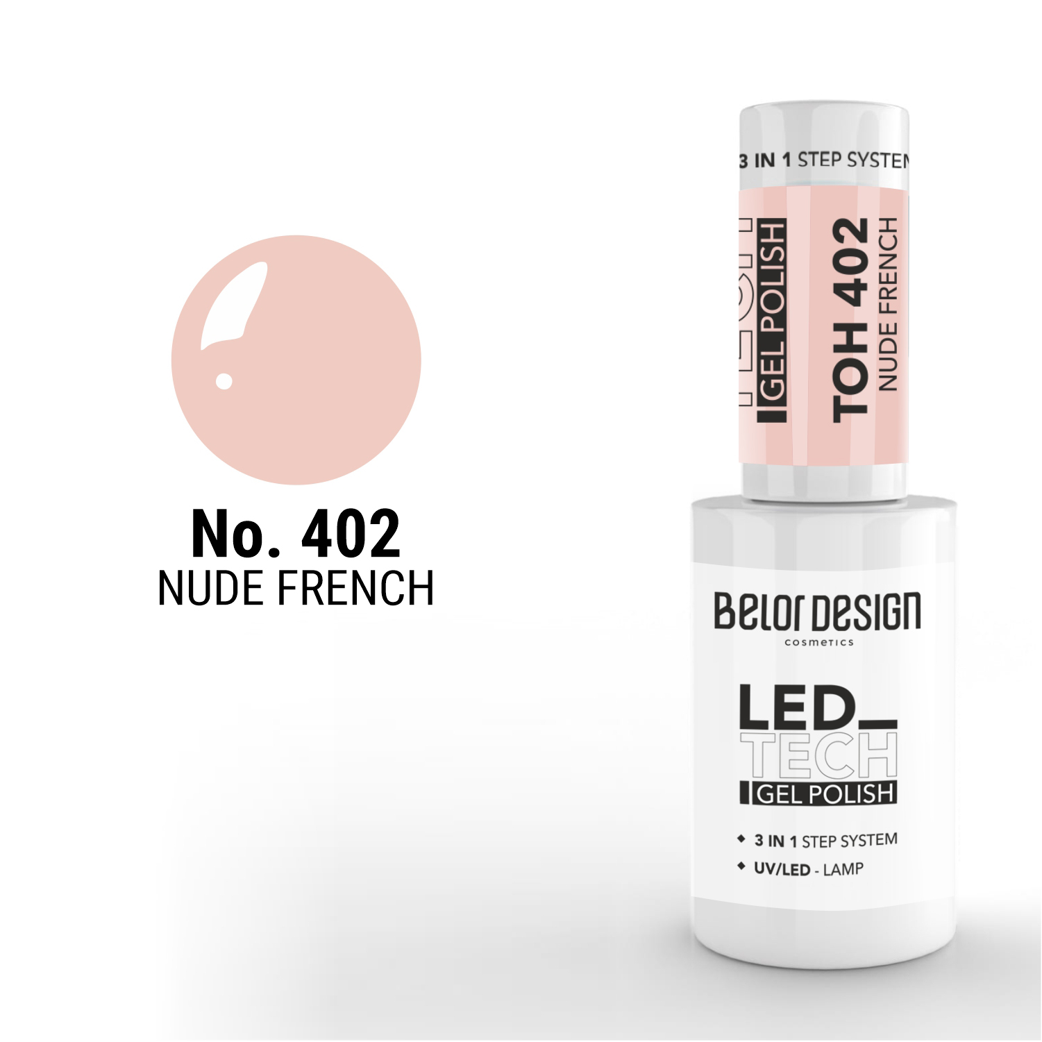 Гель для ногтей Led Tech тон 402