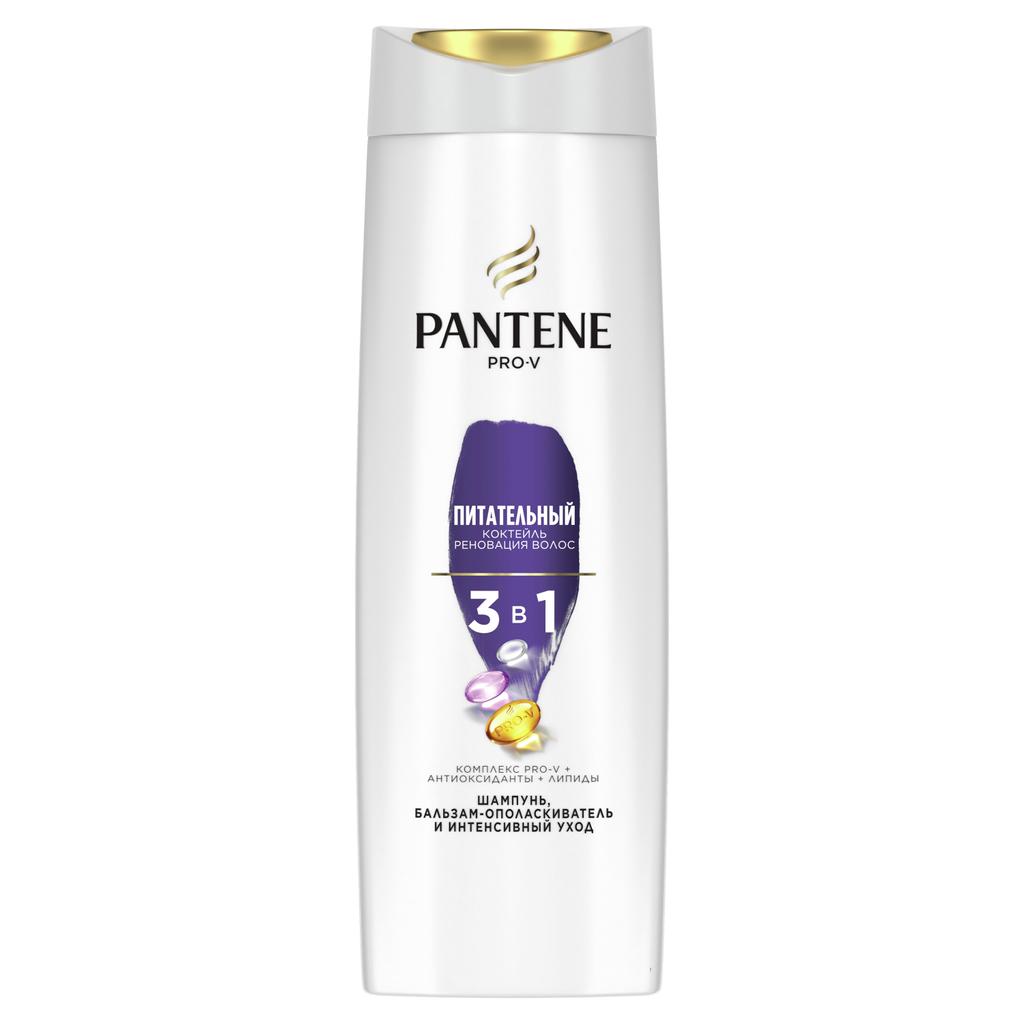 Шампунь 3 в 1 PANTENE Pro-V Питательный коктейль для тонких и ослабленных волос 360 мл