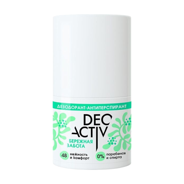Дезодорант-антиперспирант Deo Activ Бережная забота, 50 мл