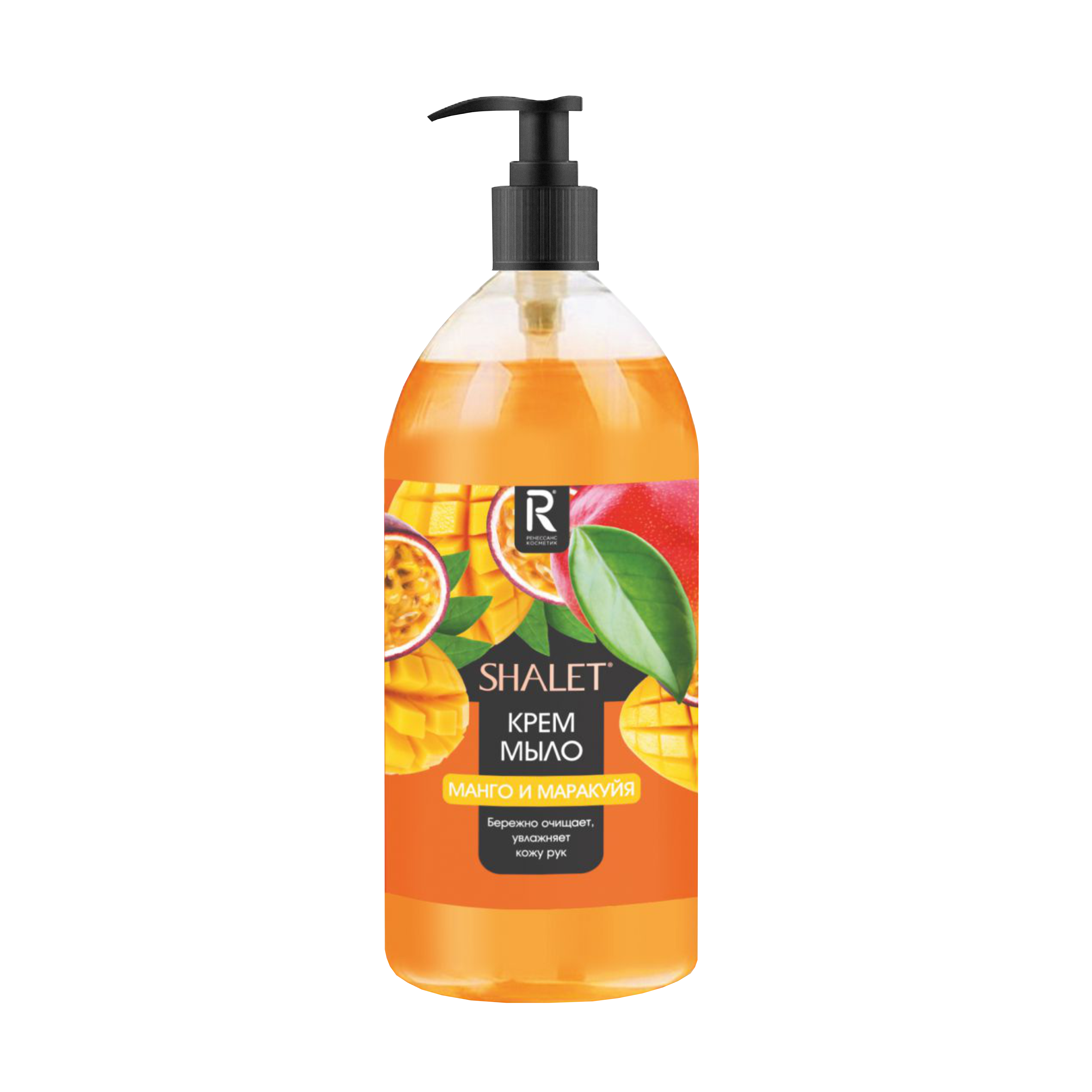 Shalet Жидкое крем-мыло освежающее "Манго и маракуйя" 1л 