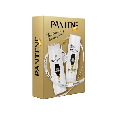 Женский набор PANTENE Шампунь + Бальзам для волос Густые и крепкие Укрепление без утяжеления 250 мл + 200 мл