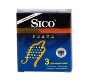 Презервативы Sico №3 Pearl (точечное рифление)