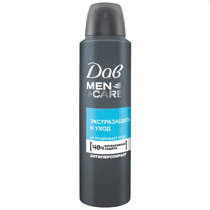 Дезодорант-антиперспирант спрей для мужчин Dove Men экстразащита и уход, 150 мл