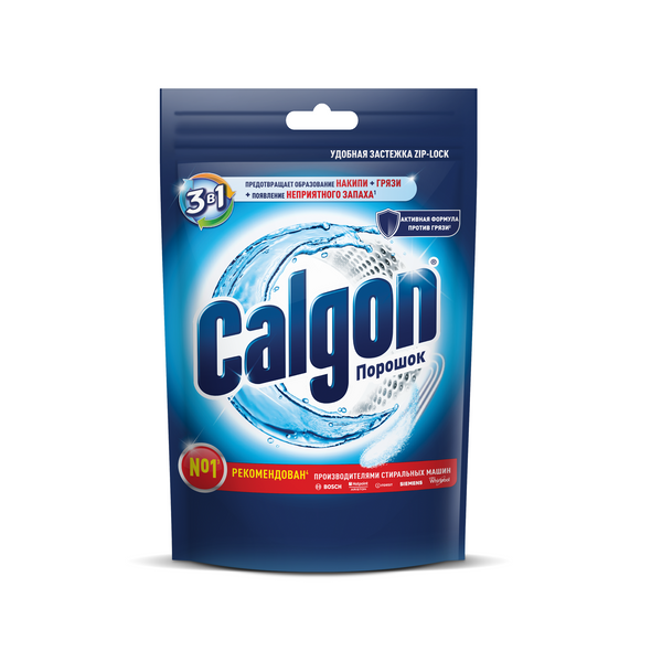 CALGON Cр-во для cмяг.воды и пред.обр.накипи 200гр