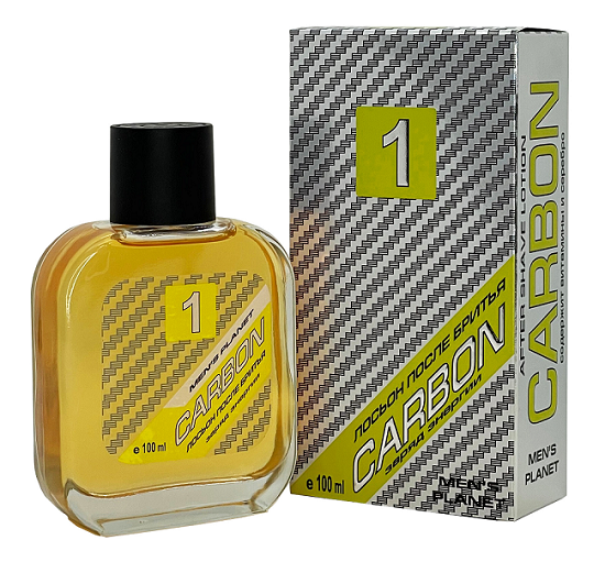 MEN'S PLANET  CARBON 1 лосьон после бритья 100 ml 