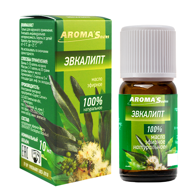Масло эфирное  Эвкалипт, 10 мл