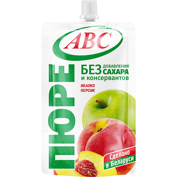 Пюре яблочно-персиковое стерилизованное 200г д/пак.Новое