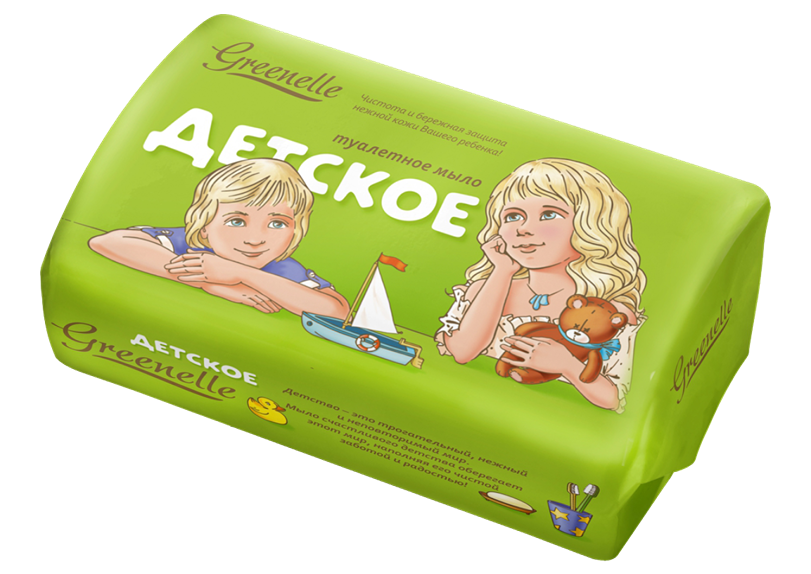 Мыло туалетное Greenelle Детское, 90 г