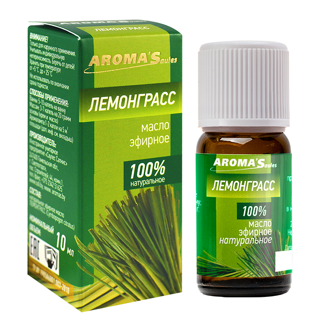 Масло эфирное  Лемонграсс, 10 мл