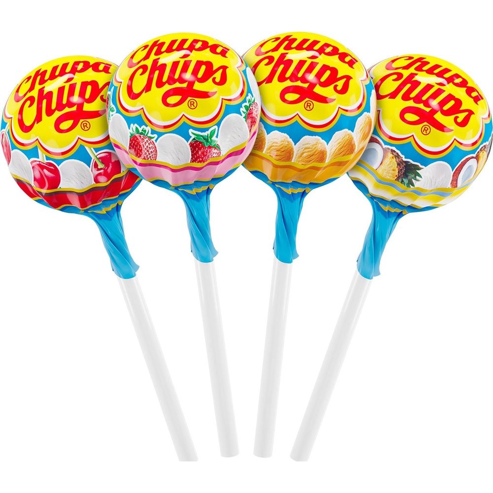 Карамель Чупа Чупс Мороженое Ассорти вкусов 12г                  
