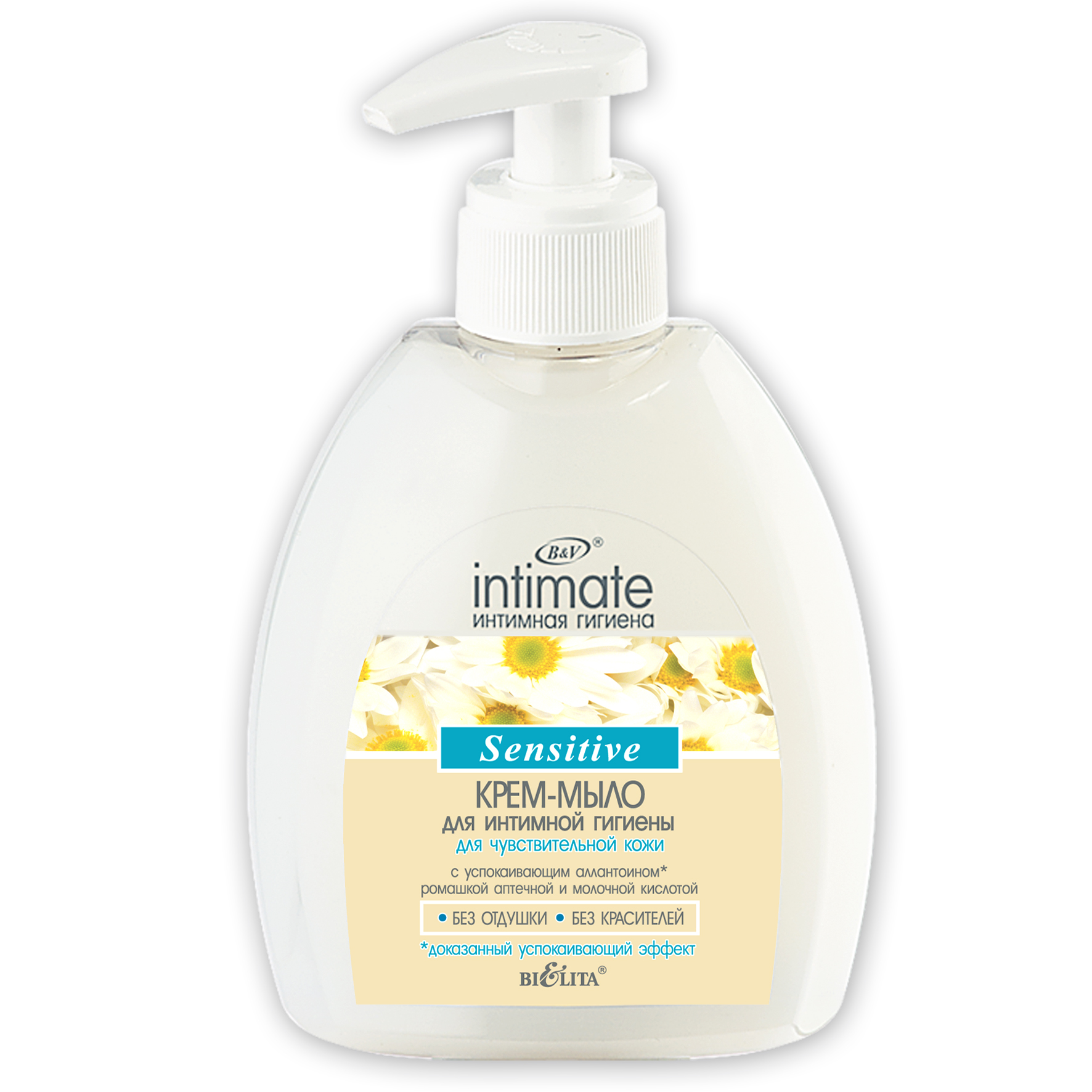 Крем-мыло для интимной гигиены  для чувст.кожи (300 мл Интимн.)