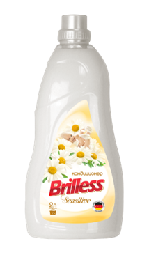 Кондиционер-ополаскиватель для белья BRILLESS "Sensitive", 2 л
