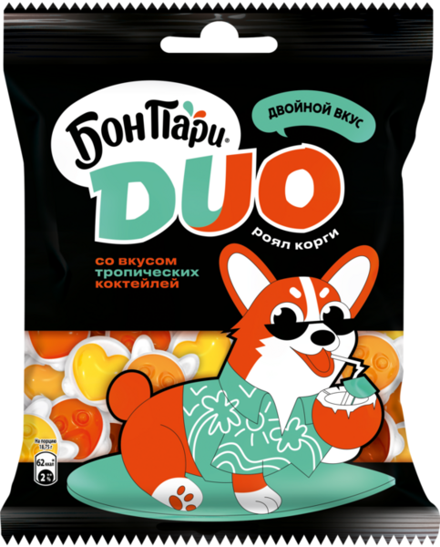 БОН ПАРИ ДУО Мармел Корги 15х100г