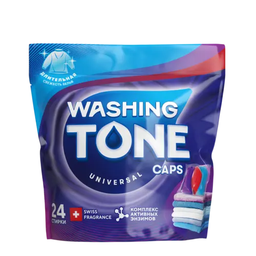 Washing tone капсулы для стирки универсальные Universal, 24 шт.