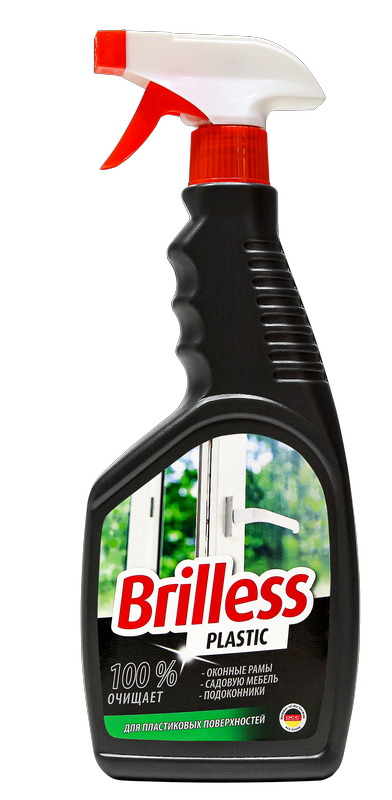 Средство для мытья поверхностей Brilless Plastic, 500 мл