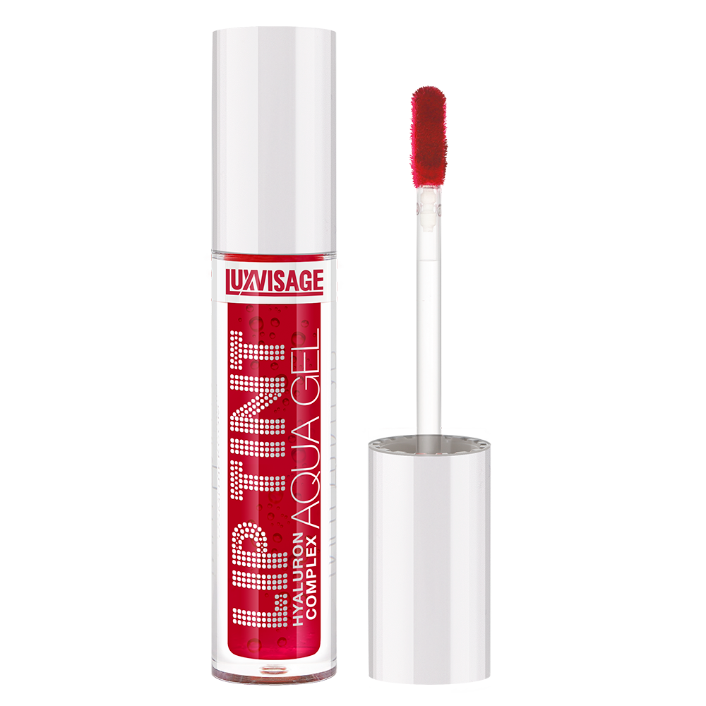 Тинт для губ с гиалуроновым комплексом LUXVISAGE LIP TINT AQUA GEL hyaluron complex 3,4 г  02 тон