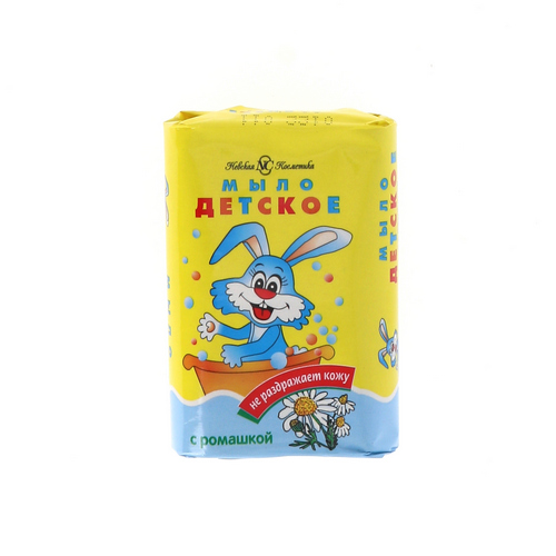 Мыло туалетное Весна твердое детское с экстрактом ромашки, 90 г