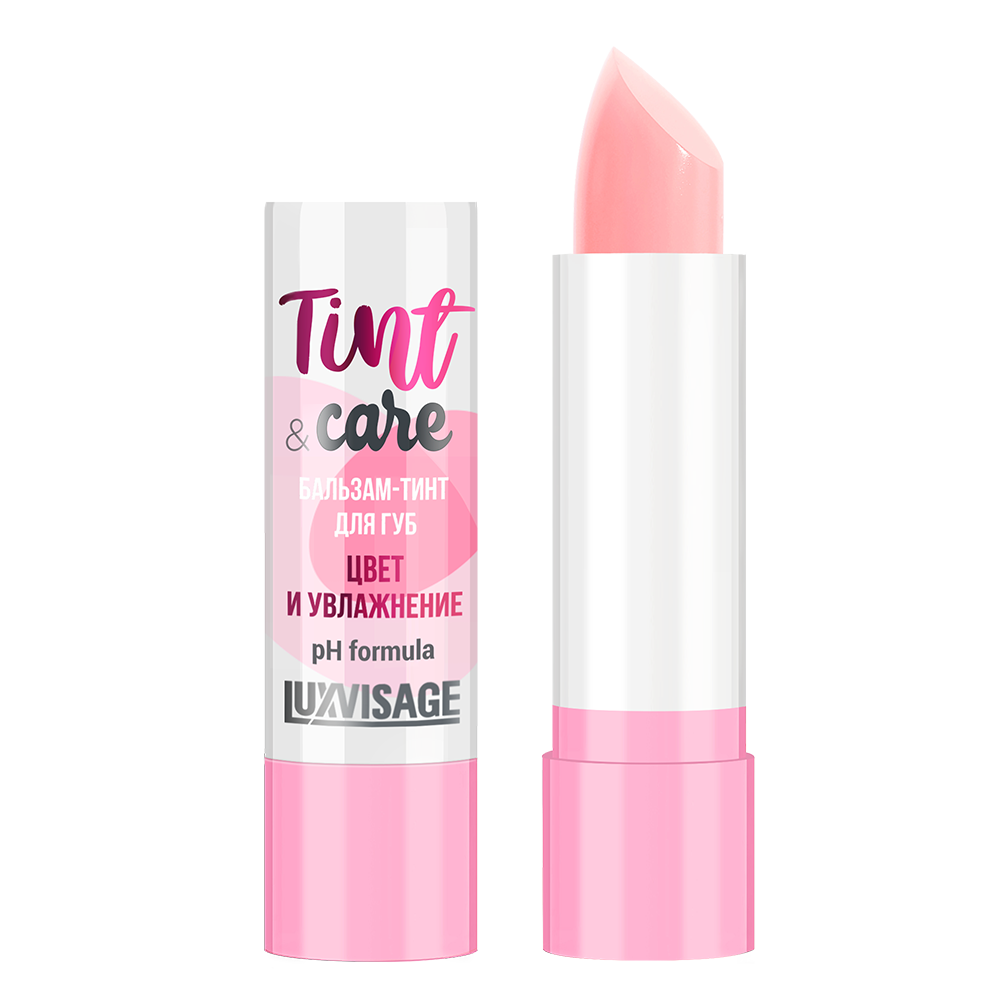 Бальзам-тинт для губ LUXVISAGE Tint & care pH formula цвет и увлажнение 3,9 г 01 тон
