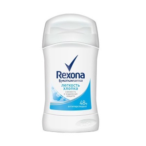 Антиперспирант стик REXONA ЛЕГКОСТЬ  ХЛОПКА,  40 мл