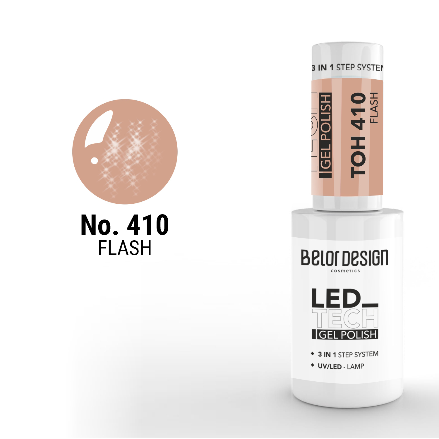 Гель для ногтей Led Tech тон 410