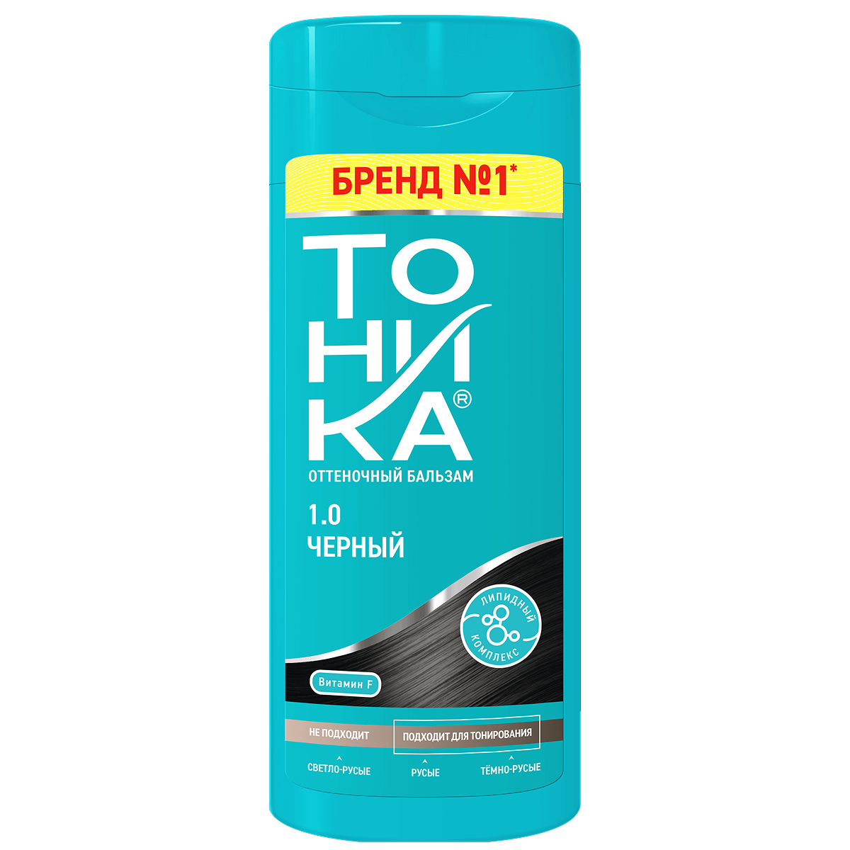 Бальзам оттеночный Тоника 1.0 черный, 150 мл