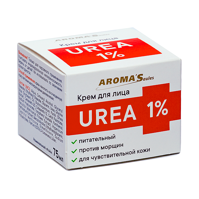 Косметический крем для лица "UREA 1%", 75 мл