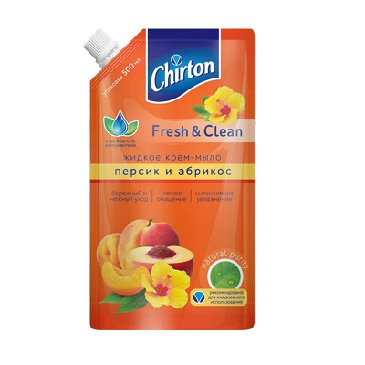Крем-мыло Чиртон Персик и абрикос жидкое 500мл