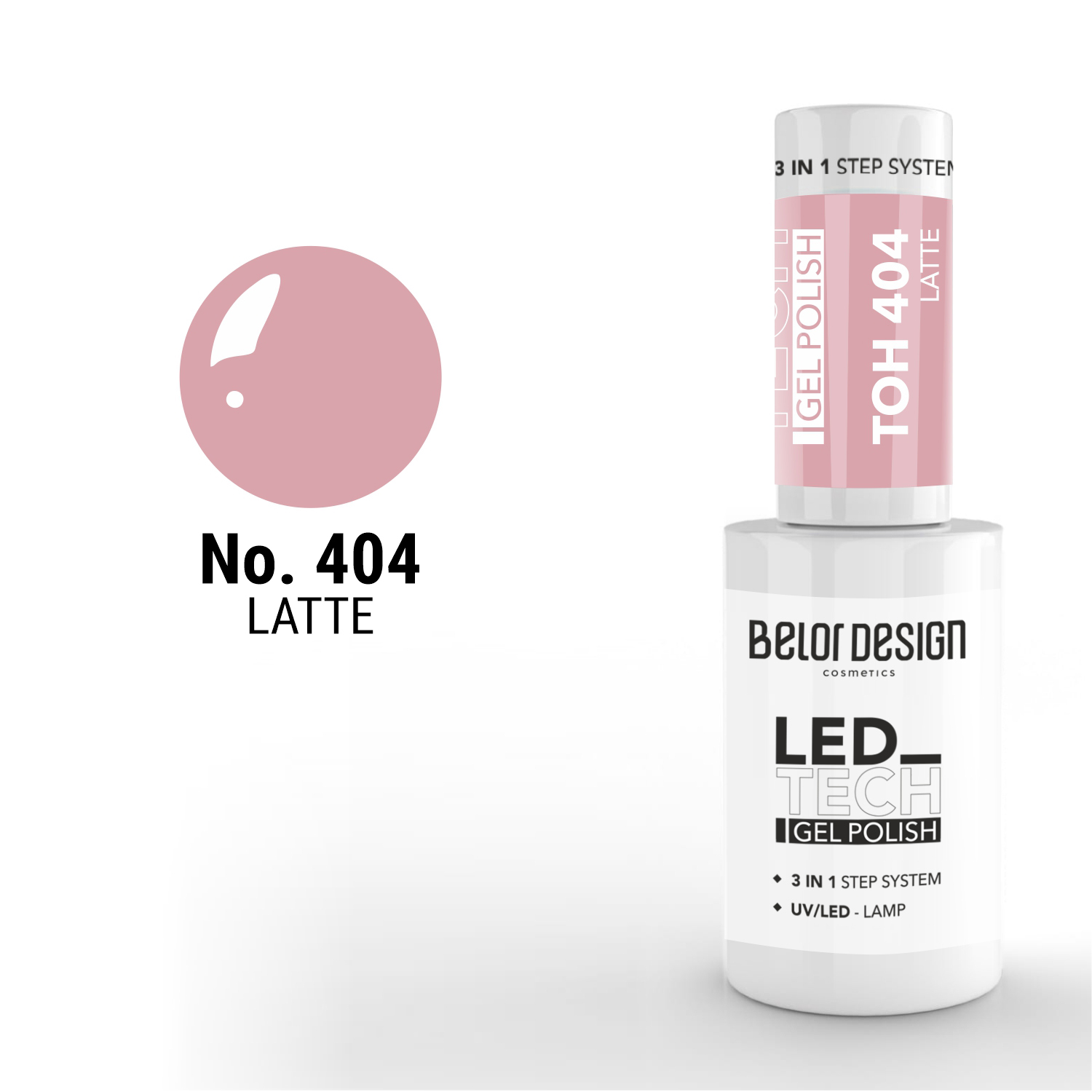 Гель для ногтей Led Tech тон 404