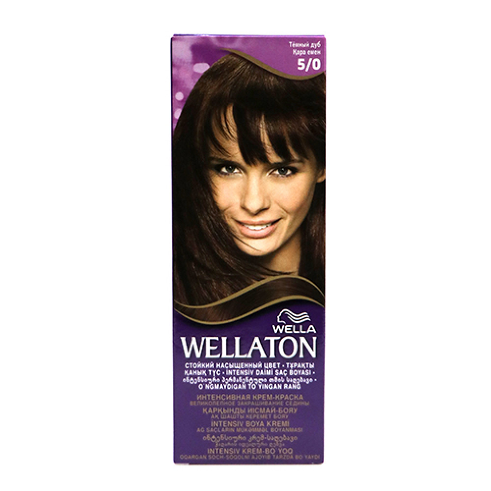 Веллатон / Wellaton Intense - Крем-краска для волос тон 5/0