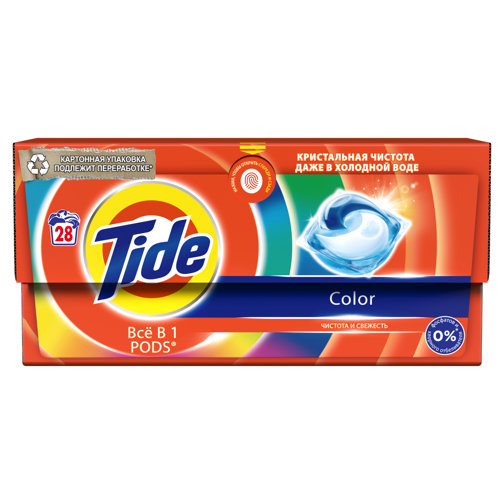 Капсулы для стирки белья Tide Color 28 шт