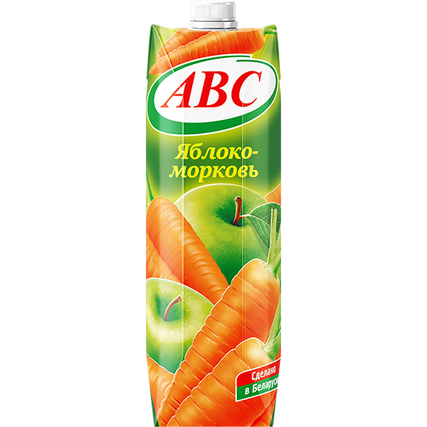 Нектар Яблочно-морковный АВС  призма ,1 л