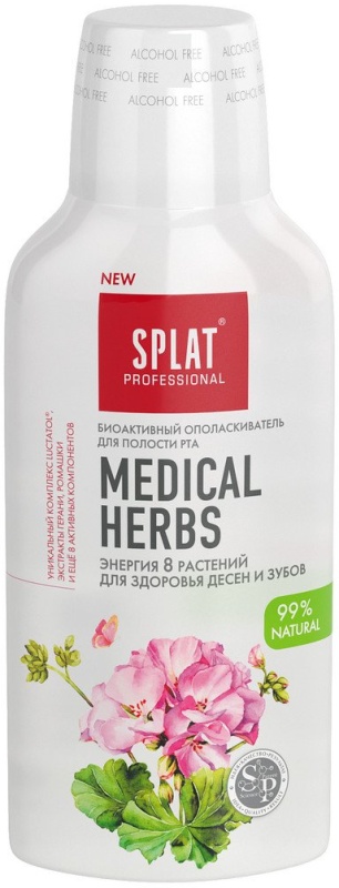 Ополаскиватель для полости рта Splat Лечебные травы 275 мл