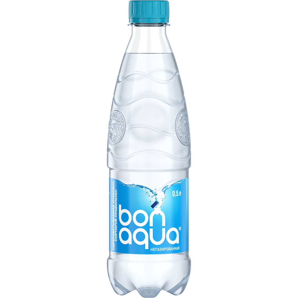 Вода Bonaqua питьевая чистая негазированная, 500 мл