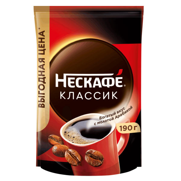 Nescafe Classic  190 пак.