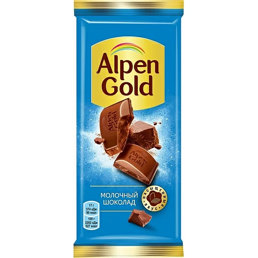 Шоколад молочный Alpen Gold, 85 г
