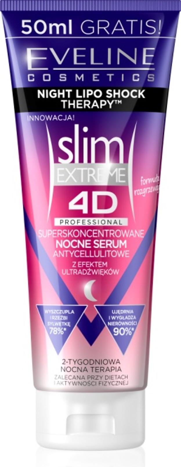 EVL Суперконцентрированная  антицеллюлитная ночная сыворотка серии SLIM EXTRME 4D PROFESSIONAL, 250м