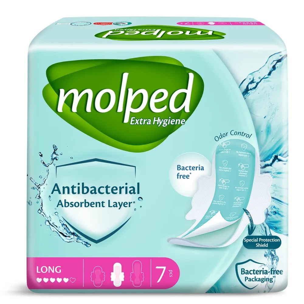 Molped прокладки антибактериальные Супер 7шт