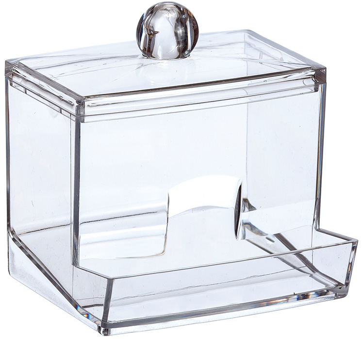 М 1603 Контейнер для ватных палочек - Прозрачный 4605196030945