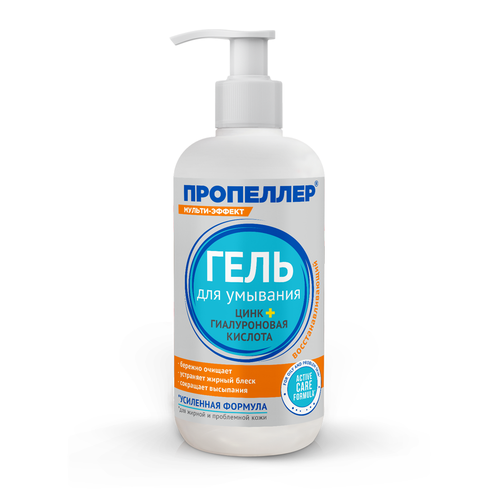 ПРП Гель для умывания цинк + гиалуроновая кислота, 200мл