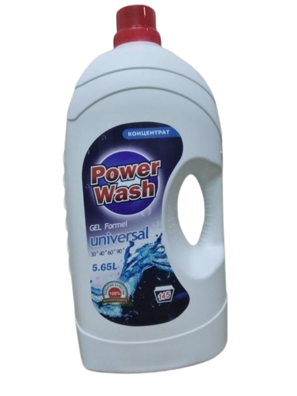 Гель для стирки POWER WASH UNIVERSAL 5,65л 4816055100406 Беларусь