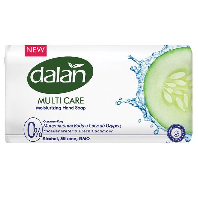 DALAN Multi Care Мыло туалетное 90г Мицеллярная вода и Огурец