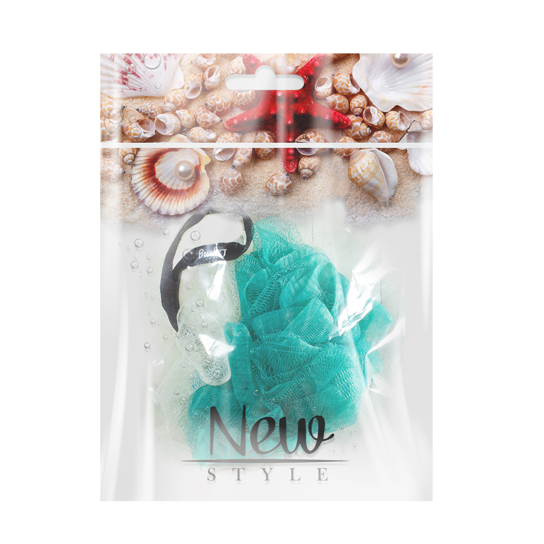 Мочалка для тела New Stylev 1шт, арт. 6128