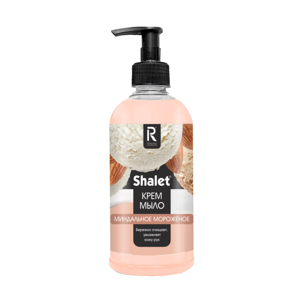 SHALET Жидкое крем-мыло питательное "Миндальное мороженое" 500мл