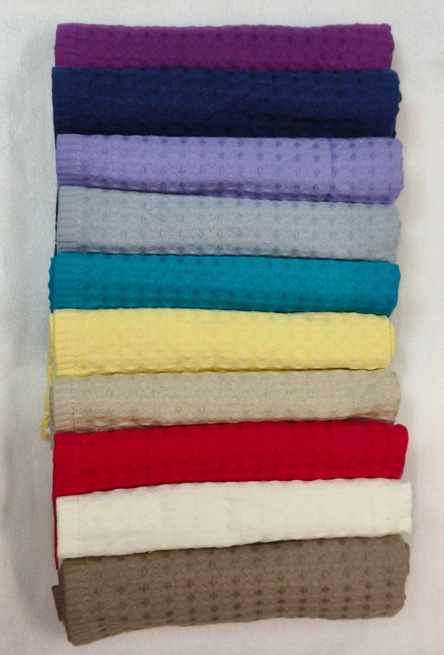 3000 Полотенце вафельное р.40х70 см, разноцвет