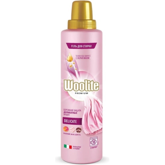 Гель для стирки Woolite Premium Delicate, 900 мл