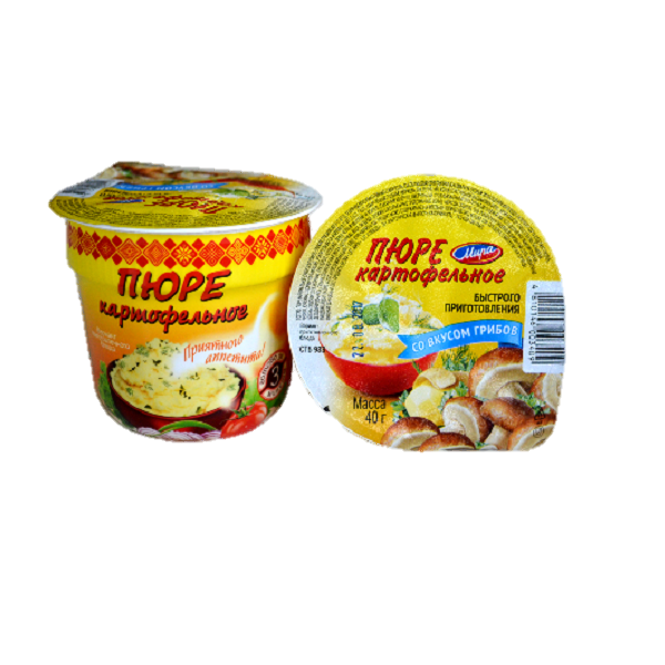 Пюре картофельное быстрого приготовления со вкусом грибов, 40 г