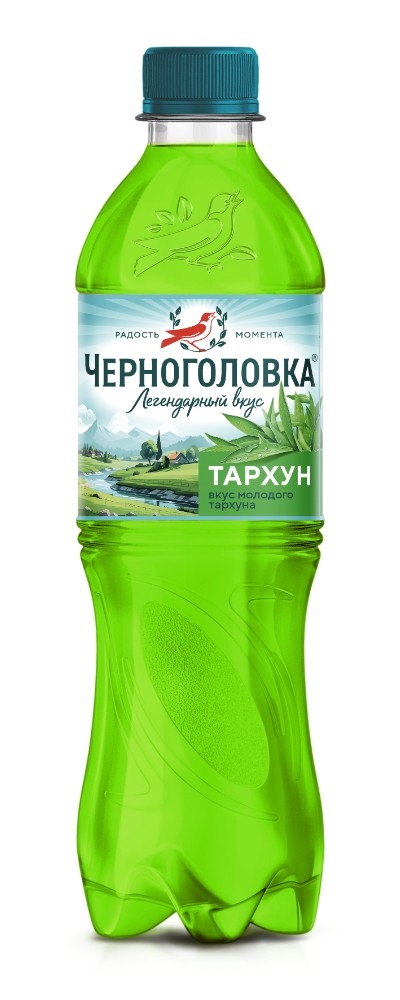 Напиток б/а сильногазированный "Черноголовка" "Тархун" пэт 0,5л.
