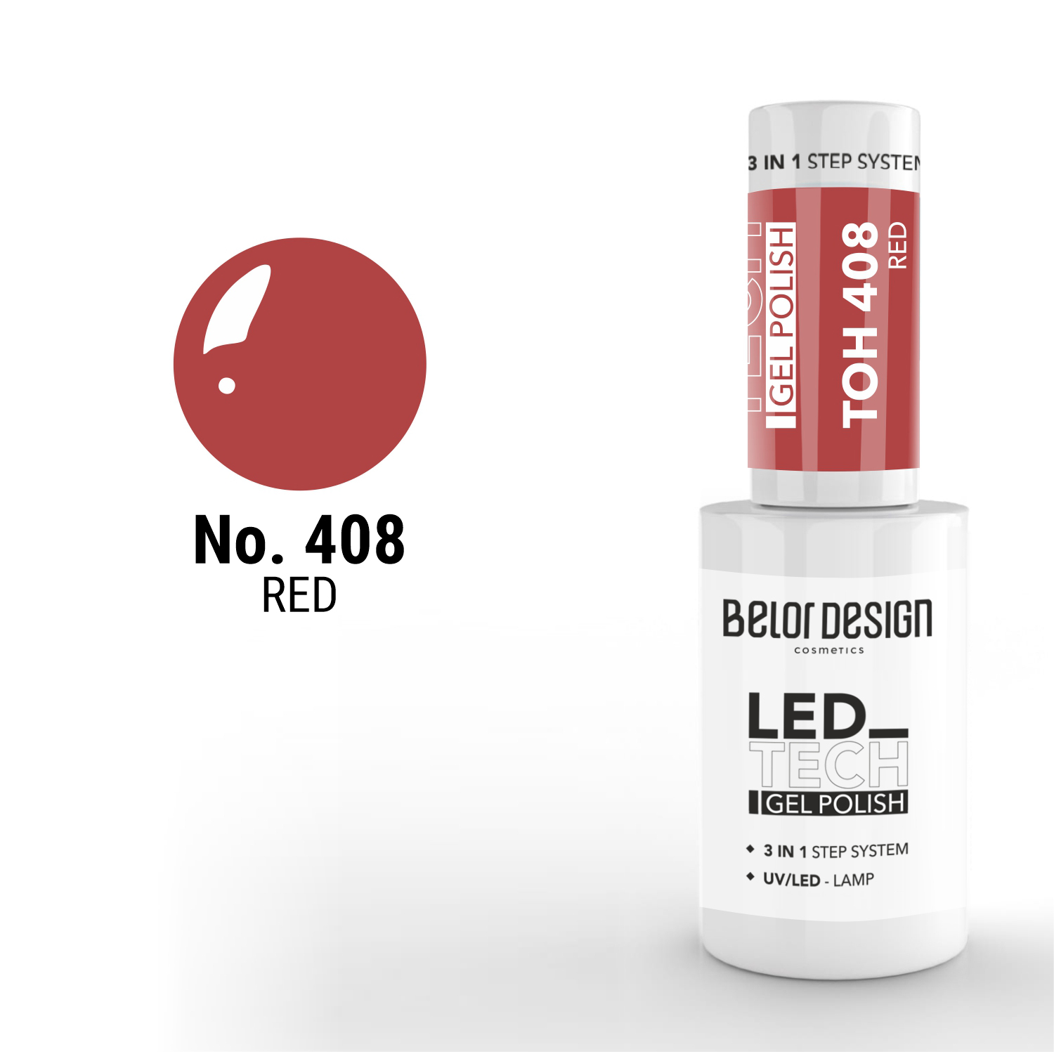 Гель для ногтей Led Tech тон 408