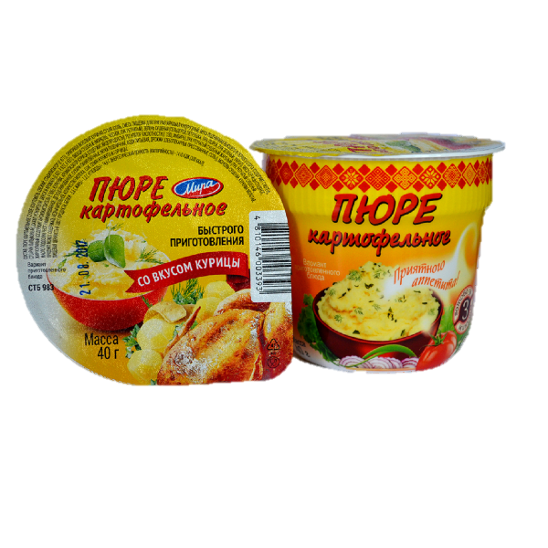 Пюре картофельное быстрого приготовления со вкусом курицы, 40 г