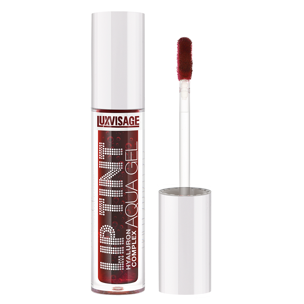 Тинт для губ с гиалуроновым комплексом LUXVISAGE LIP TINT AQUA GEL hyaluron complex 3,4 г  04 тон